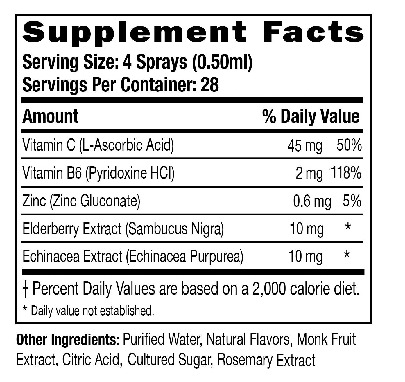 instantVITA Vitamin C + Antioxidants Immune Support Oral Spray