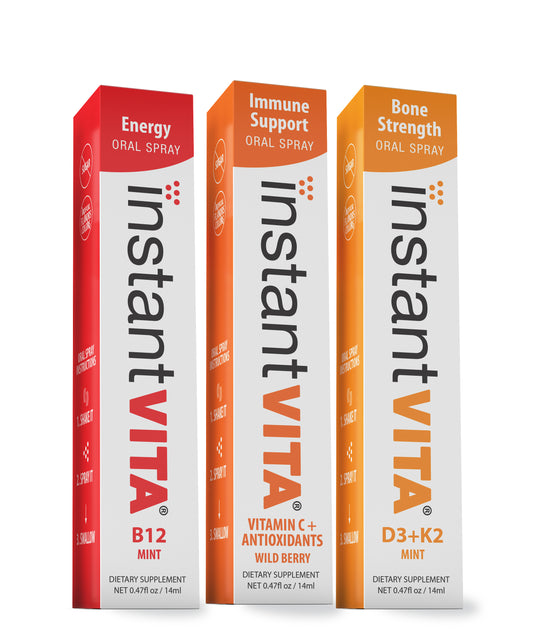 instantVITA Everyday Boost:  Vitamin C+ Antioxidants, B12, D3+K2